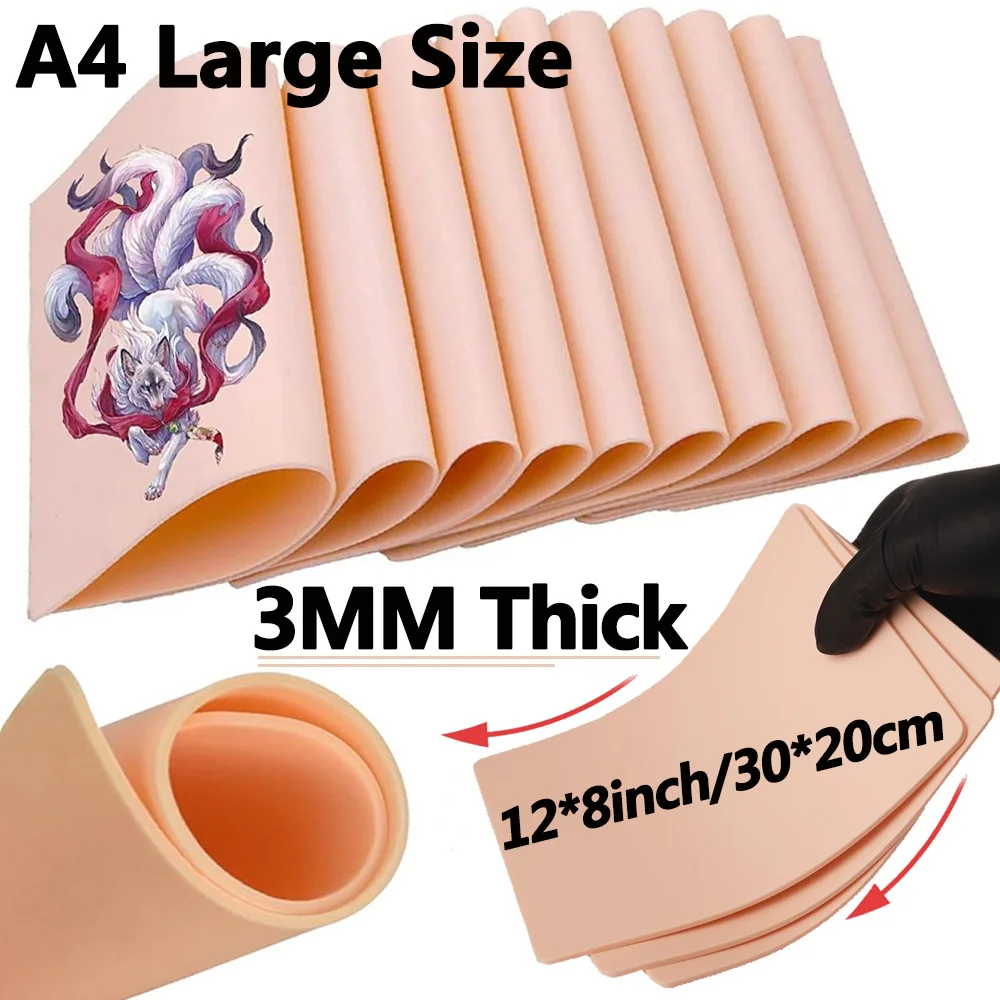 Размер А4, 3 мм, двусторонняя татуировка, искусственная кожа, тренировочная подушечка, силиконовая тренировочная татуировка, аксессуары для татуировок
Размер А4, 3 мм, двусторонняя татуировка, искусственная кожа, тренировочная подушечка, силиконовая тренировочная татуировка, аксессуары для татуировок