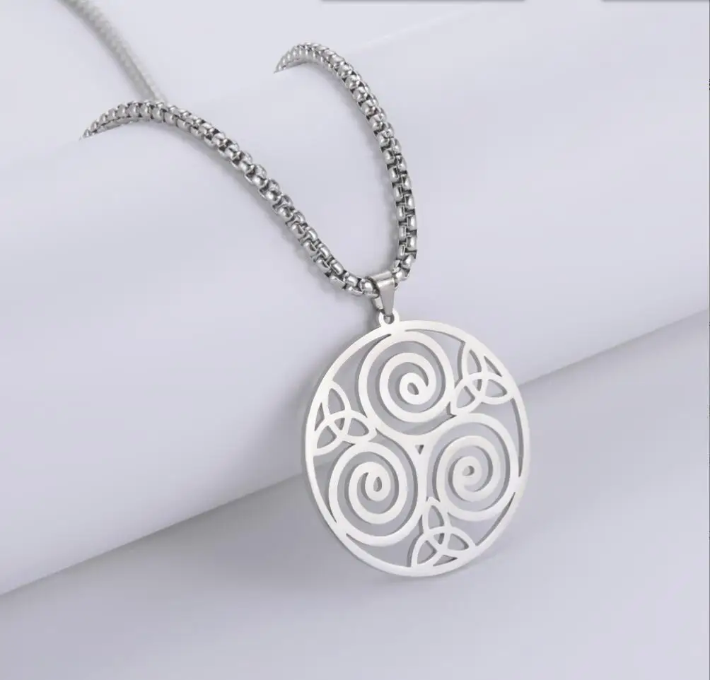 1PC Stainless Steel Swirl Necklace For Women Golden Triangle Christmas Gift F1396
1PC Stainless Steel Swirl Necklace For Women Golden Triangle Christmas Gift F1396