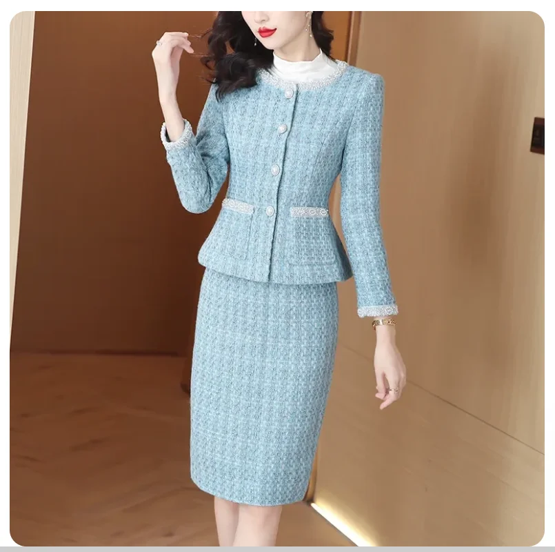 Autumn Collection French Fashion Elite Beaded Cardigan A-Line Dress Two-Piece Set
Autumn Collection French Fashion Elite Beaded Cardigan A-Line Dress Two-Piece Set
