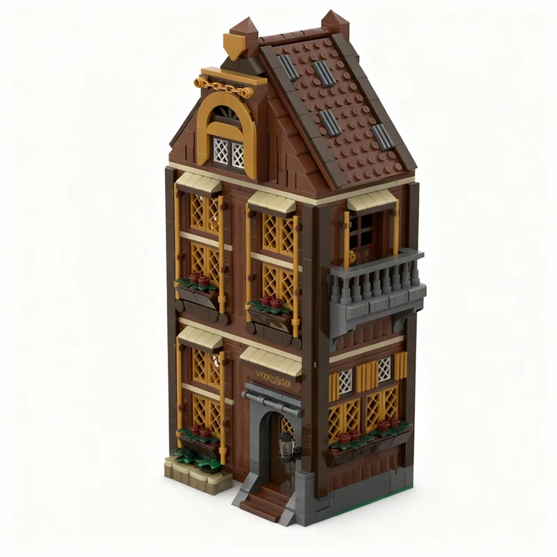 1080pcs MOC Medieval Apartment Modular Streetscape Model Building Blocks Construction Toy Christmas Gifts DIY Creative Idea
1080pcs MOC Medieval Apartment Modular Streetscape Model Building Blocks Construction Toy Christmas Gifts DIY Creative Idea