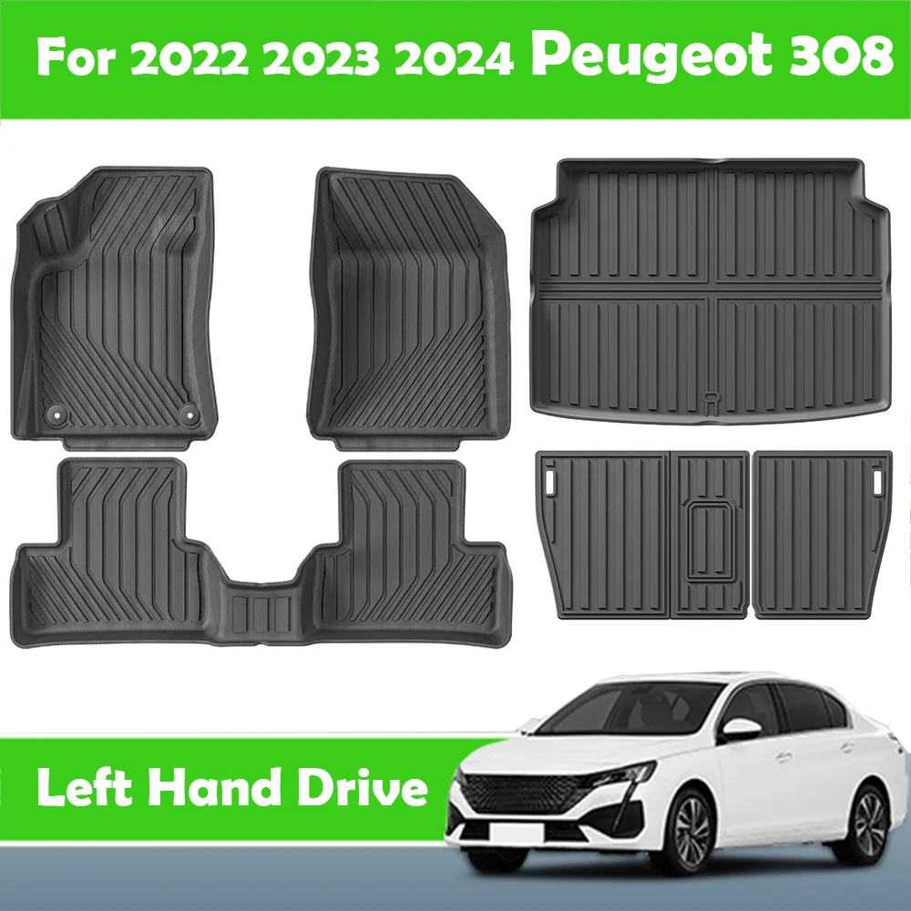 For 2022 2023 2024 Peugeot 308 TPE 3D Car Floor Mats Cargo Liner Trunk Pad Black Waterproof All Weather Left Hand Drive
For 2022 2023 2024 Peugeot 308 TPE 3D Car Floor Mats Cargo Liner Trunk Pad Black Waterproof All Weather Left Hand Drive