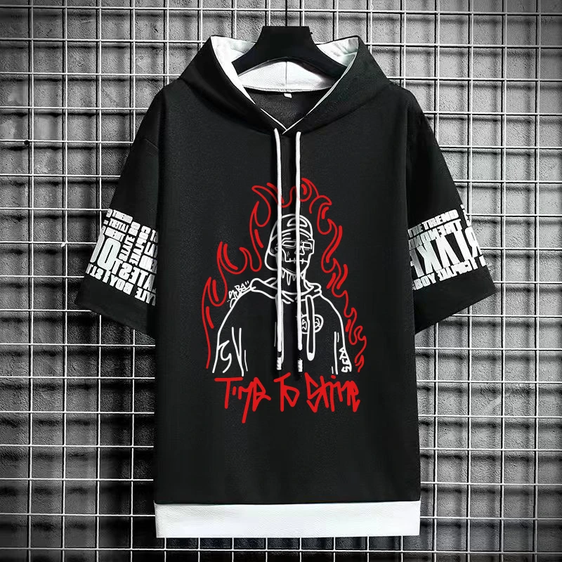 2024 Summer Men Clothing Hoodies Hip Hop Fashion Harajuku Short Sleeve Sweatshirts Men Streetwear Print Graphic Hoodies Men Tops
2024 Summer Men Clothing Hoodies Hip Hop Fashion Harajuku Short Sleeve Sweatshirts Men Streetwear Print Graphic Hoodies Men Tops
