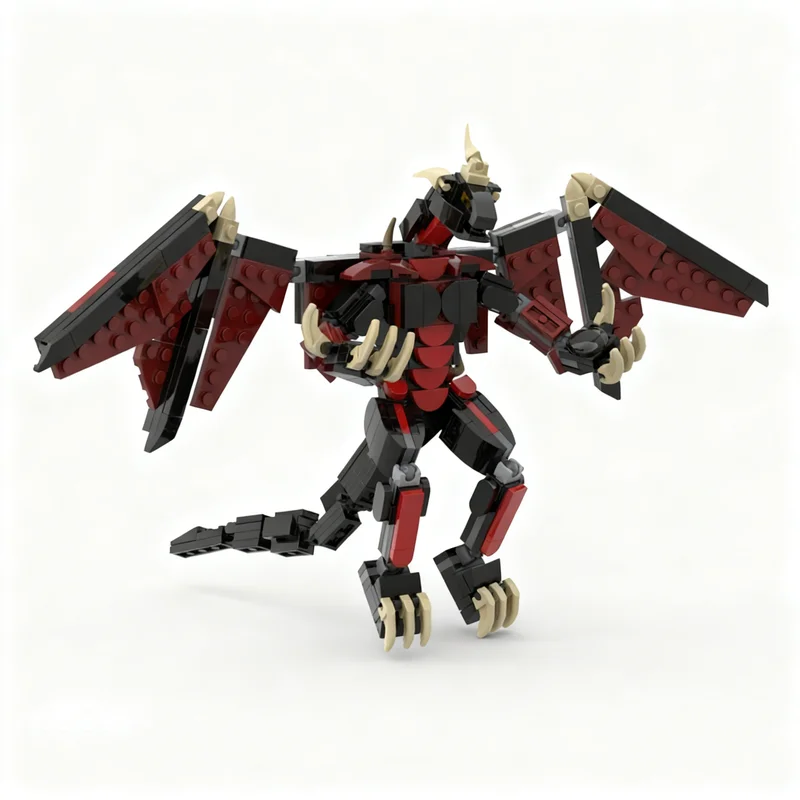 338PCS MOC Medieval Castle Red Dragon Archfiend Model DIY Creative Assembly Building Blocks Display Birthday Gift Collectible
338PCS MOC Medieval Castle Red Dragon Archfiend Model DIY Creative Assembly Building Blocks Display Birthday Gift Collectible