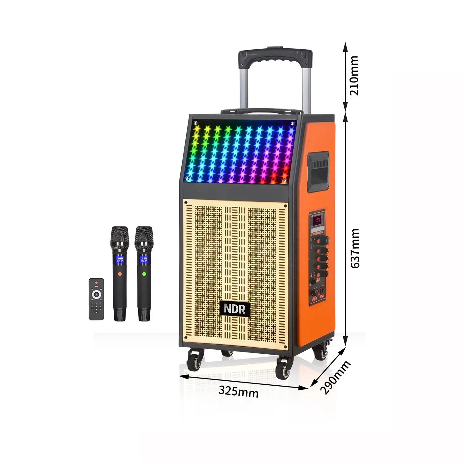 Professinal 8 Inch Super Bass Woofer Wooden Karaoke Speaker With Wireless MIC Audio Sound System HIFI Trolley DJ Party Speaker
Professinal 8 Inch Super Bass Woofer Wooden Karaoke Speaker With Wireless MIC Audio Sound System HIFI Trolley DJ Party Speaker