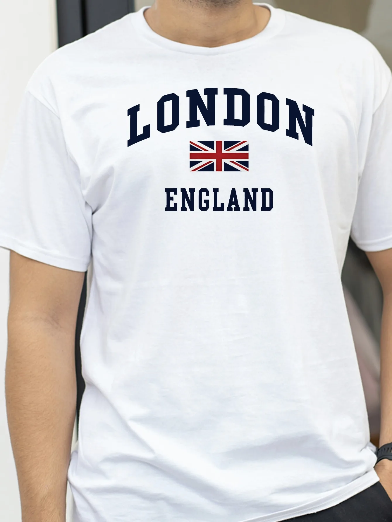 London England printed sports round neck short sleeved T-shirt Men women summer fashionable casual Short Sleeve Shirt tees
London England printed sports round neck short sleeved T-shirt Men women summer fashionable casual Short Sleeve Shirt tees