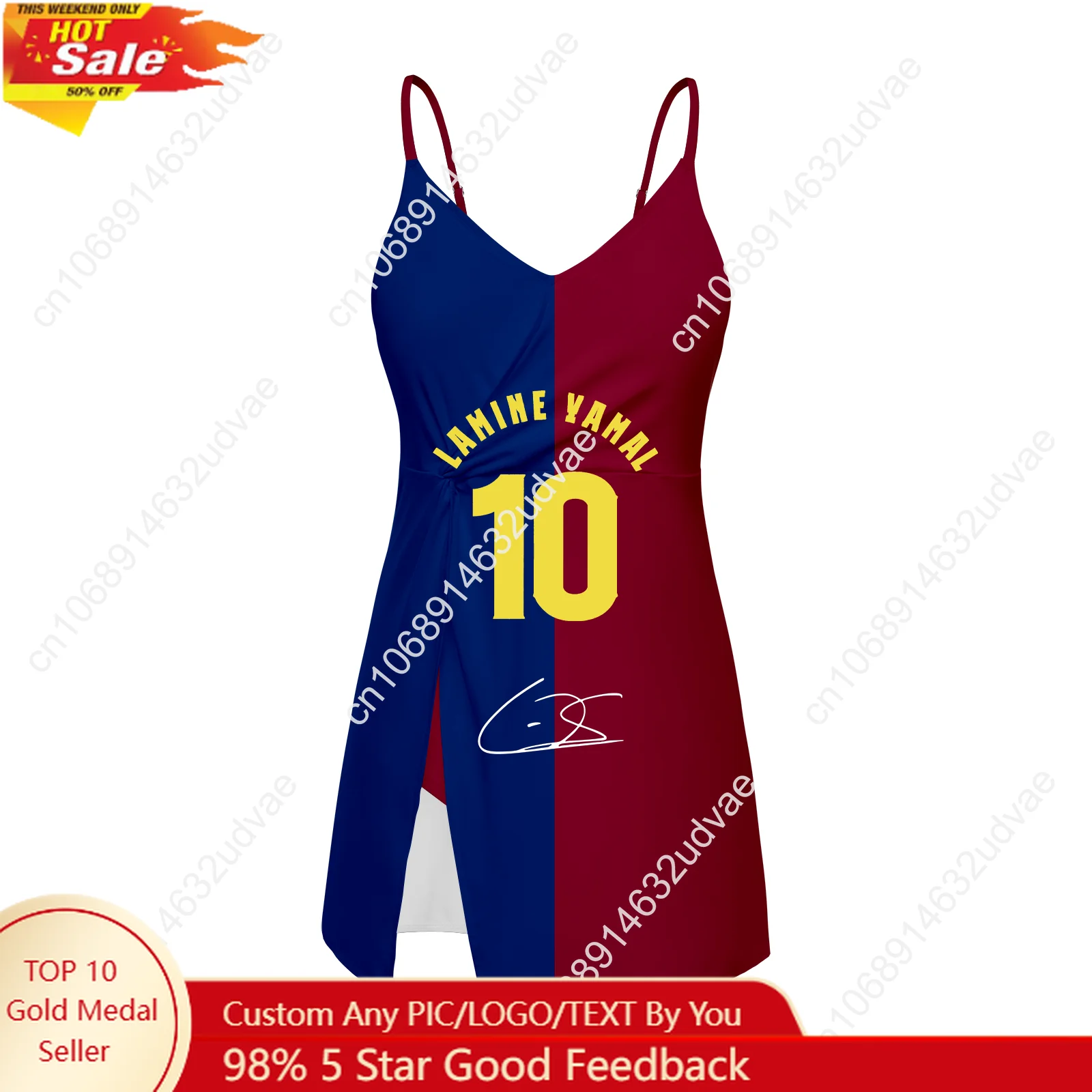 Yamal No.10 Sling Dress Swimsuit Womens Bathing Suits Spain Soccer Star Personalized Fashion Bikini Custom Made Beachwear
Yamal No.10 Sling Dress Swimsuit Womens Bathing Suits Spain Soccer Star Personalized Fashion Bikini Custom Made Beachwear