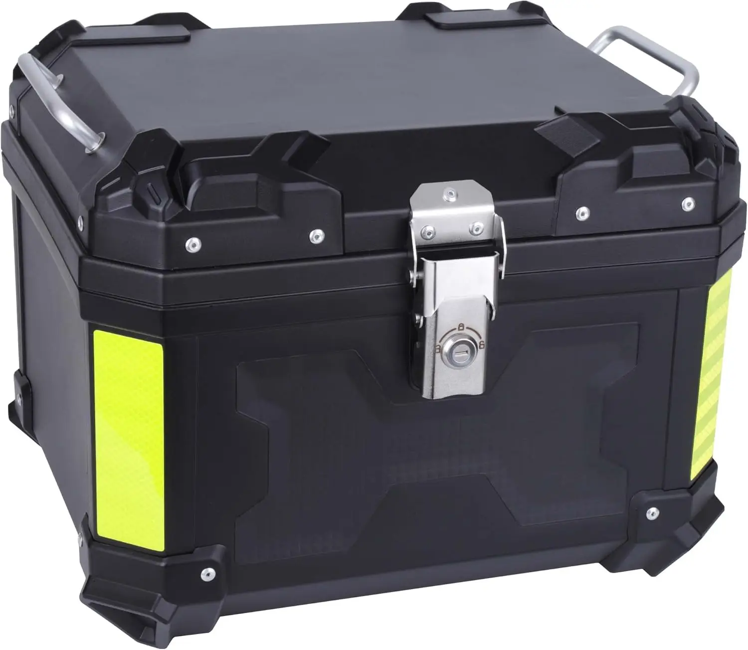 Motorcycle Top Case 45L Aluminum Motorcycle Top Trunk Tail Box Bag with Leather Lining Anti-Theft with Lock Back Cushion Waterpr
Motorcycle Top Case 45L Aluminum Motorcycle Top Trunk Tail Box Bag with Leather Lining Anti-Theft with Lock Back Cushion Waterpr