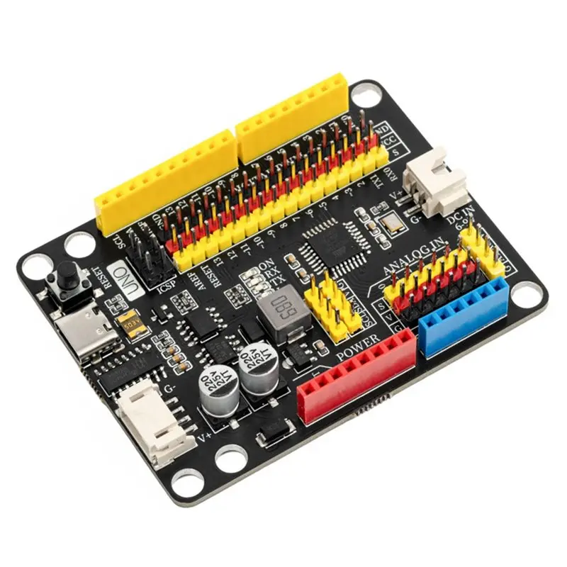 A33T-For UNO MOC Pro For Arduino Compatible 328P Digital Building Forth Block Development Board Enhanced Control Functionality