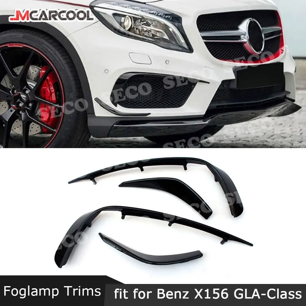 Carbon Fiber Foglamp Strips Front Bumper Air Vent Fin Canards Trim ABS for Benz GLA Class X156 GLA200 GLA260 GLA45 2014-2017
Carbon Fiber Foglamp Strips Front Bumper Air Vent Fin Canards Trim ABS for Benz GLA Class X156 GLA200 GLA260 GLA45 2014-2017