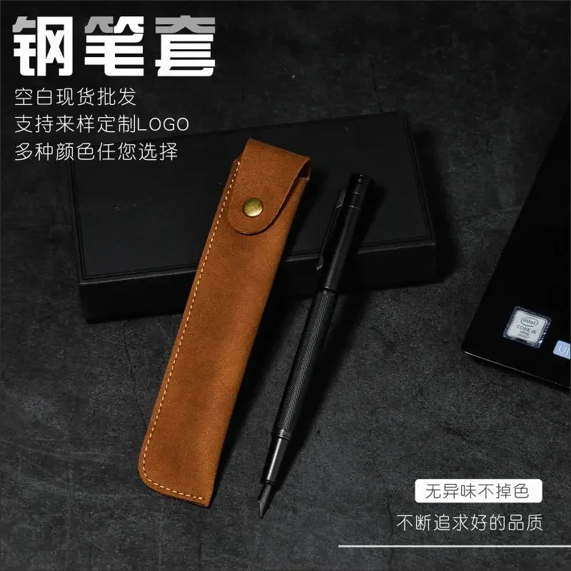 Ретро чехол для авторучки из натуральной кожи, сумка-карандаш, чехол для ручки, канцелярские принадлежности, креативный защитный чехол, школьные принадлежности
Ретро чехол для авторучки из натуральной кожи, сумка-карандаш, чехол для ручки, канцелярские принадлежности, креативный защитный чехол, школьные принадлежности