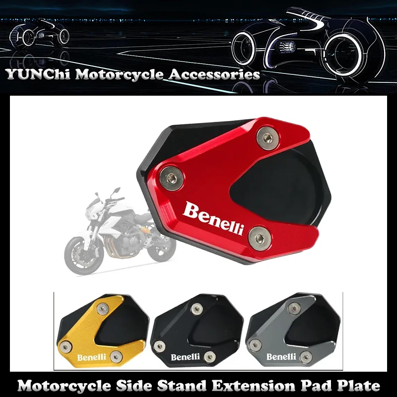 Motorcycle CNC Kickstand Foot Side Stand Extension Pad Plate Bracket For Benelli TNT600i / TNT600 2020-2022
Motorcycle CNC Kickstand Foot Side Stand Extension Pad Plate Bracket For Benelli TNT600i / TNT600 2020-2022