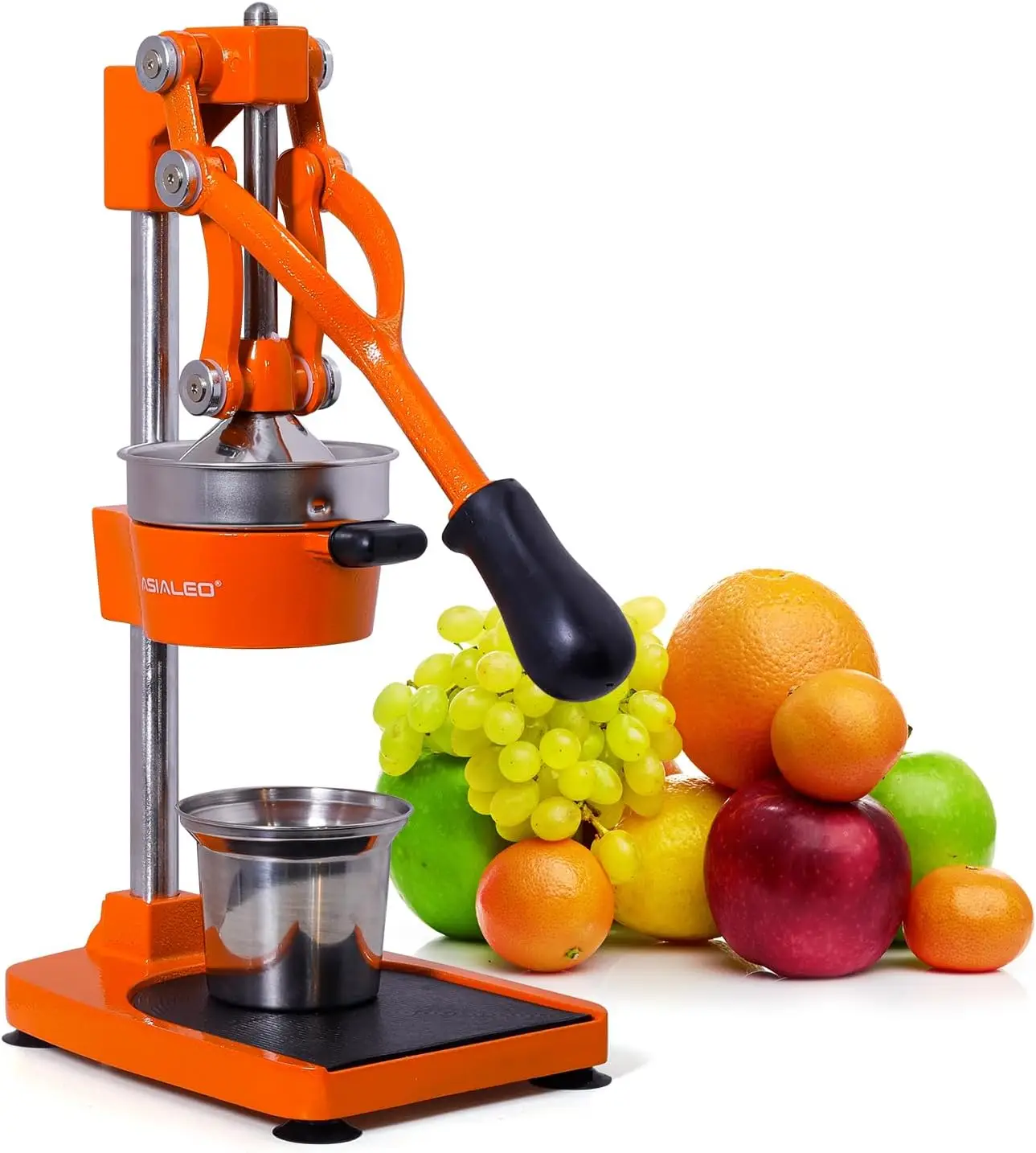 Manual Cast Iron Citrus Juicer, Heavy Duty Hand Press for Fresh Orange Lemon Juice, Stable and Easy to Clean
Manual Cast Iron Citrus Juicer, Heavy Duty Hand Press for Fresh Orange Lemon Juice, Stable and Easy to Clean