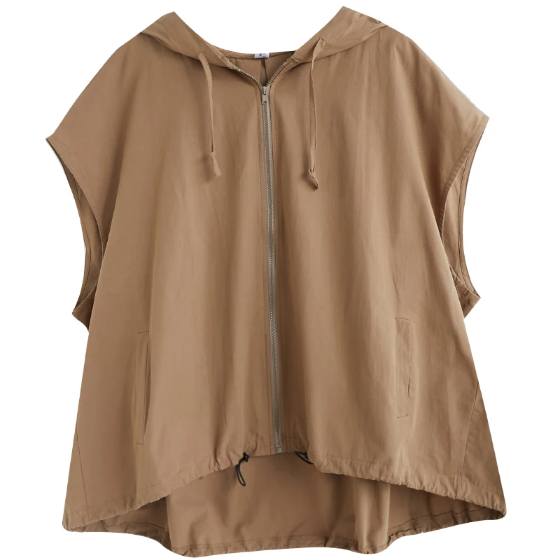 Свободная повседневная рабочая одежда, жилет, женский летний открытый кардиган на молнии, верхняя одежда, модный хлопковый цвет, для поездок на работу
Свободная повседневная рабочая одежда, жилет, женский летний открытый кардиган на молнии, верхняя одежда, модный хлопковый цвет, для поездок на работу