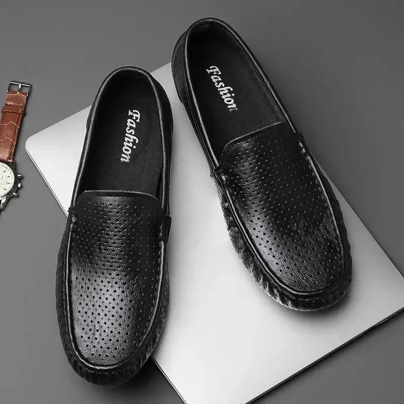 Leather Shoes Men's Genuine Leather Soft Leather Soft Bottom Business Casual Moccasins Men's Spring and Autumn Slip-on Lazy
Leather Shoes Men's Genuine Leather Soft Leather Soft Bottom Business Casual Moccasins Men's Spring and Autumn Slip-on Lazy