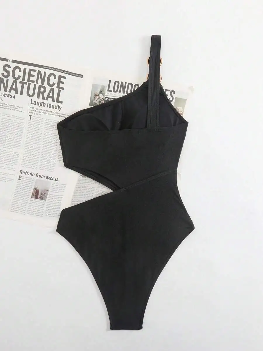 Womens Halter Neck Solid One Piece Swimsuit For Beach Summer
Womens Halter Neck Solid One Piece Swimsuit For Beach Summer