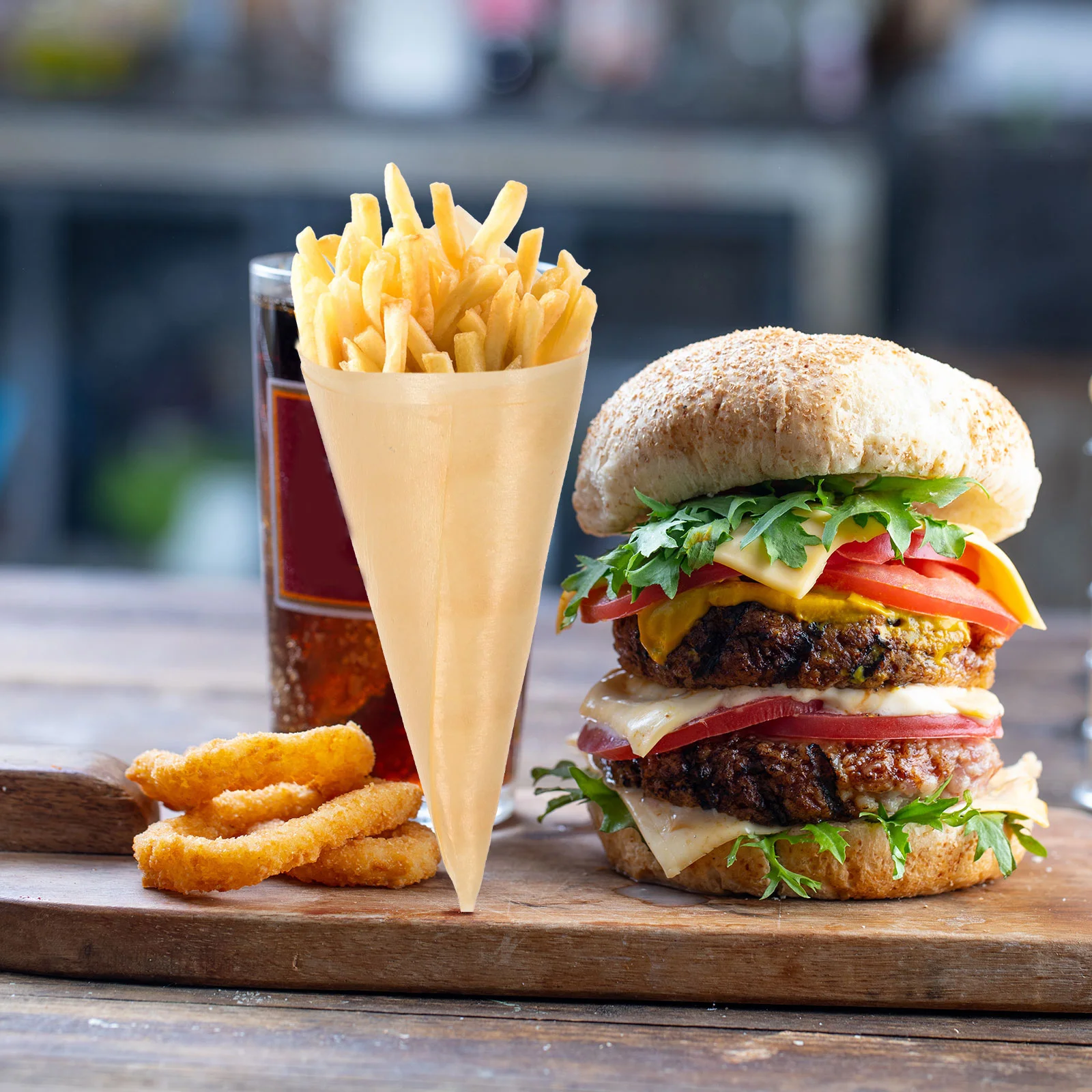 50pcs Wooden Cones Disposable Biodegradable Candy Cones For Party Ice Cream Packaging Cone Cup Wedding Dessert Holder Serving 
50pcs Wooden Cones Disposable Biodegradable Candy Cones For Party Ice Cream Packaging Cone Cup Wedding Dessert Holder Serving