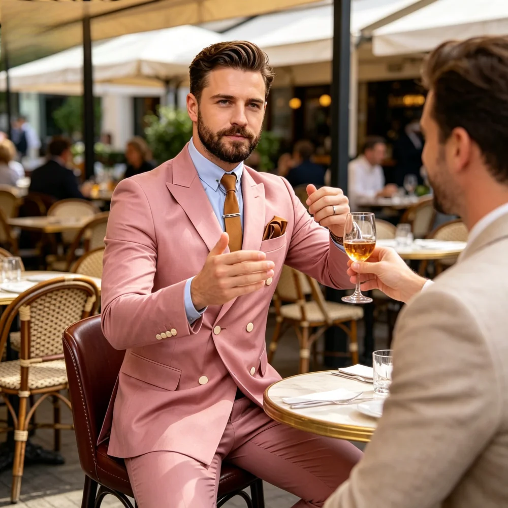 Мужской деловой костюм Slim Fit в клетку, 2 предмета: пиджак, жилет и брюки. Идеально для жениха и свадебных торжеств.
Мужской деловой костюм Slim Fit в клетку, 2 предмета: пиджак, жилет и брюки. Идеально для жениха и свадебных торжеств.