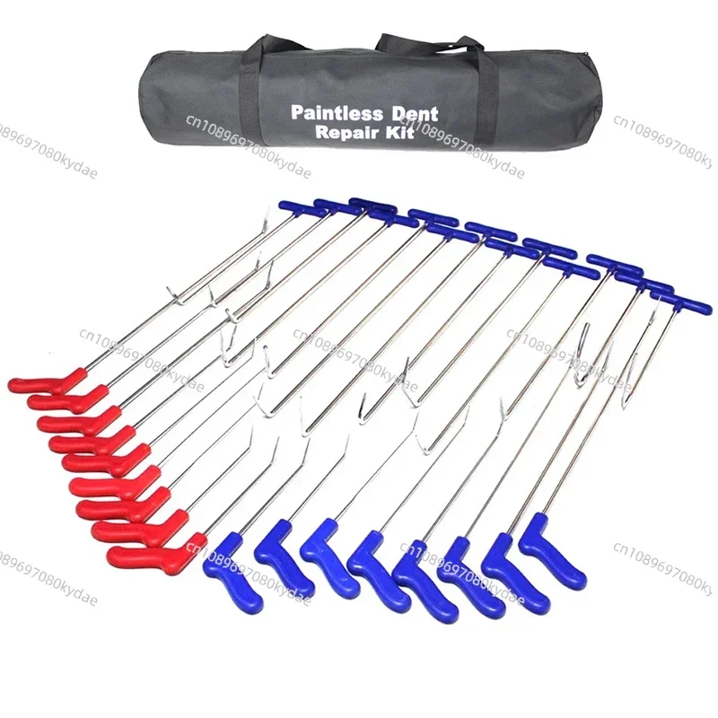 30PCS PDR King Tool Hook and Rod for Car Dent Repair Paintless Dent Removal Free Sheet Metal Repair Hook
30PCS PDR King Tool Hook and Rod for Car Dent Repair Paintless Dent Removal Free Sheet Metal Repair Hook