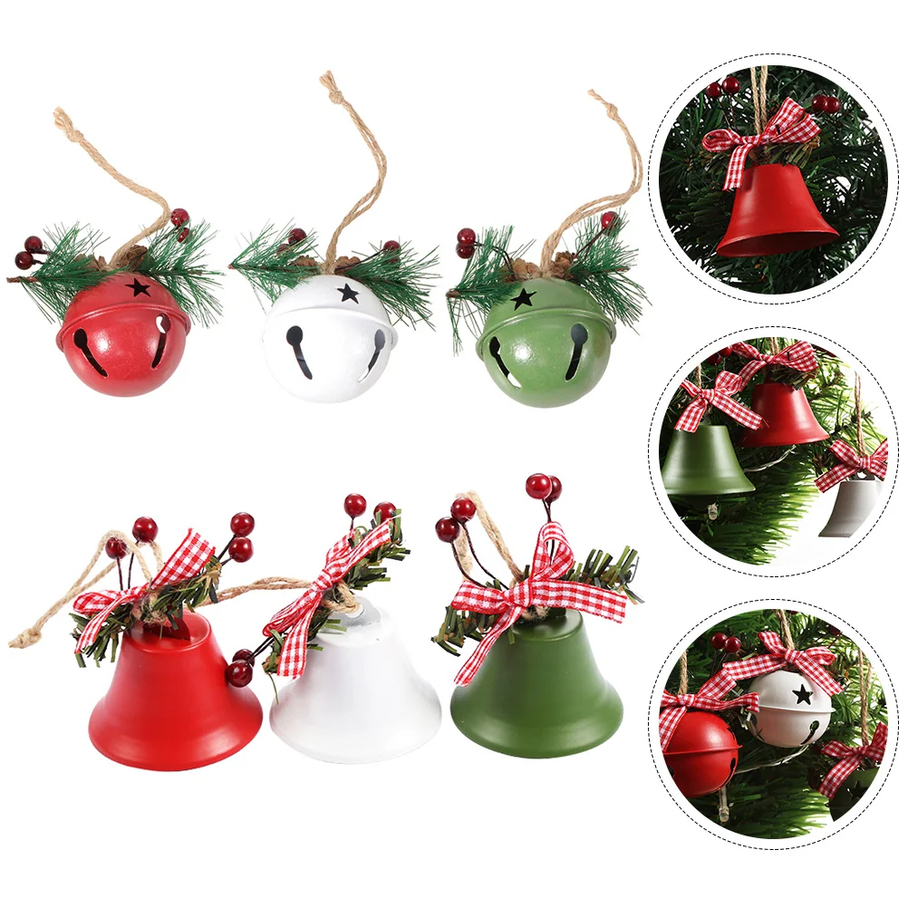 6Pcs Christmas Tree Ornaments Jingle Bells Hanging Pendants Xmas Bells Decoration Christmas Hanging Decor Yard Garden Home
6Pcs Christmas Tree Ornaments Jingle Bells Hanging Pendants Xmas Bells Decoration Christmas Hanging Decor Yard Garden Home
