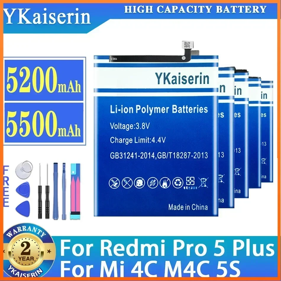Аккумулятор YKaiserin для Xiaomi Redmi Pro 5 Plus 5Plus для Mi 4C M4C BN44 BM4A BM35 BM36 Аккумулятор Mi4C Mi5S Аккумуляторы для портативных телефонов
Аккумулятор YKaiserin для Xiaomi Redmi Pro 5 Plus 5Plus для Mi 4C M4C BN44 BM4A BM35 BM36 Аккумулятор Mi4C Mi5S Аккумуляторы для портативных телефонов