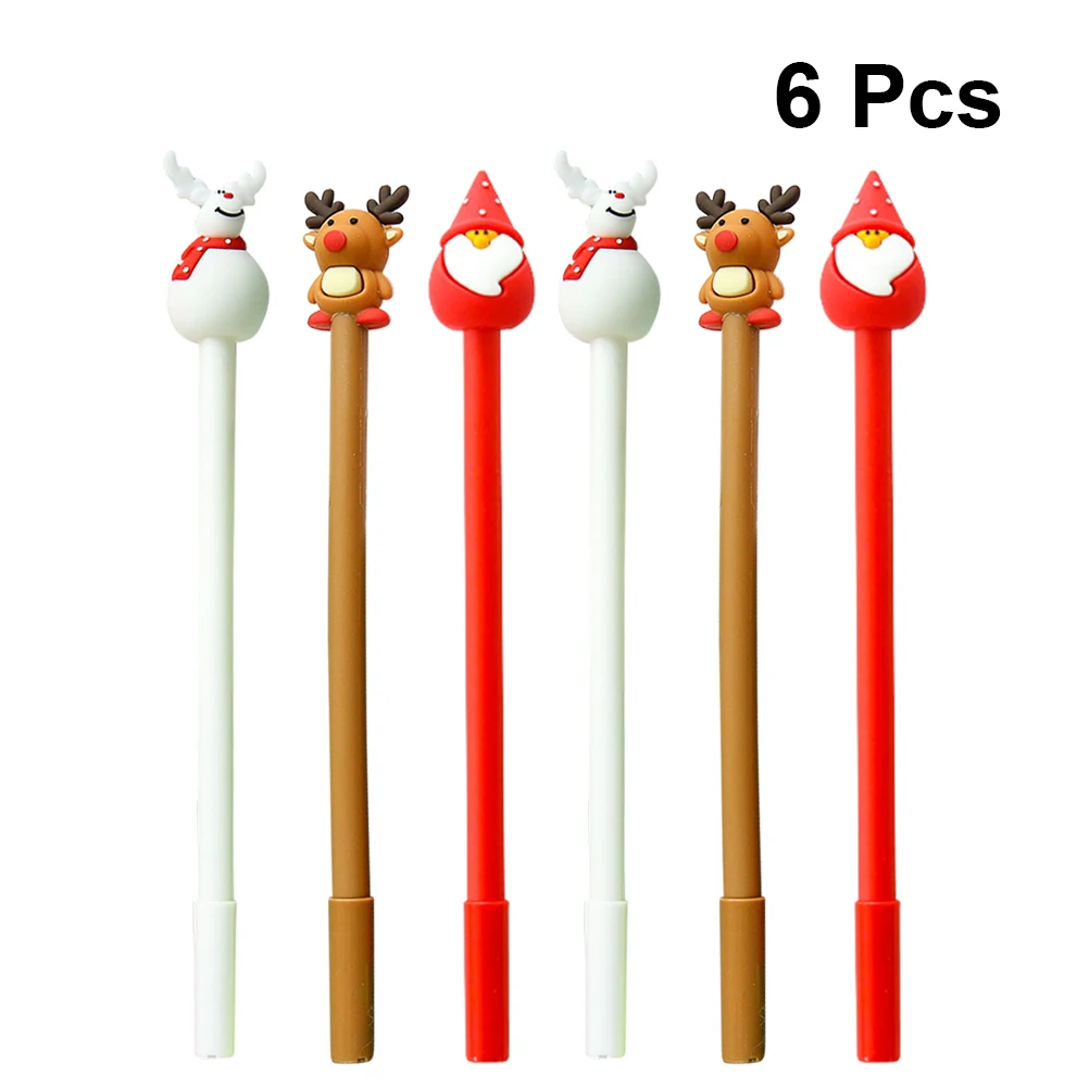 6Pcs Christmas Gel Pens Students Stationery Black Ink Writing Signing Pens School Office Supplies Xmas Party Gifts
6Pcs Christmas Gel Pens Students Stationery Black Ink Writing Signing Pens School Office Supplies Xmas Party Gifts