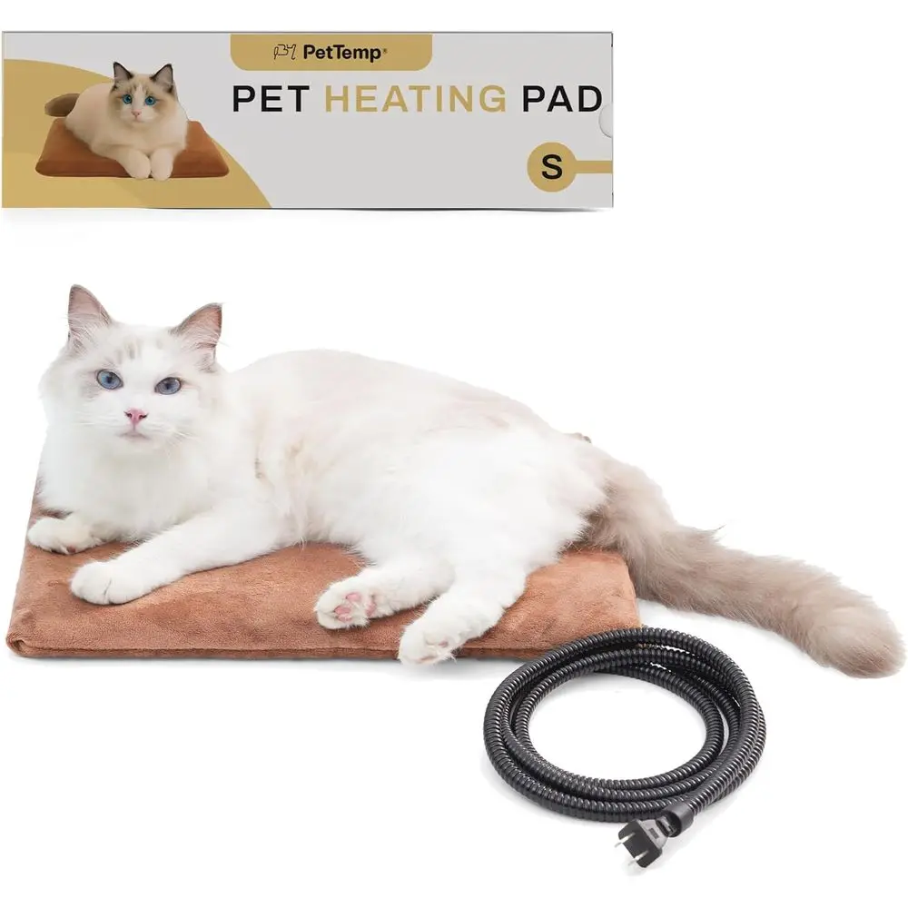 Pet Heating Pad for Dogs and Cats, Heated Dog Bed & Heated Cat Bed, Waterproof Cat Heating Mat with Chew Resistant Cord and Cons
Pet Heating Pad for Dogs and Cats, Heated Dog Bed & Heated Cat Bed, Waterproof Cat Heating Mat with Chew Resistant Cord and Cons
