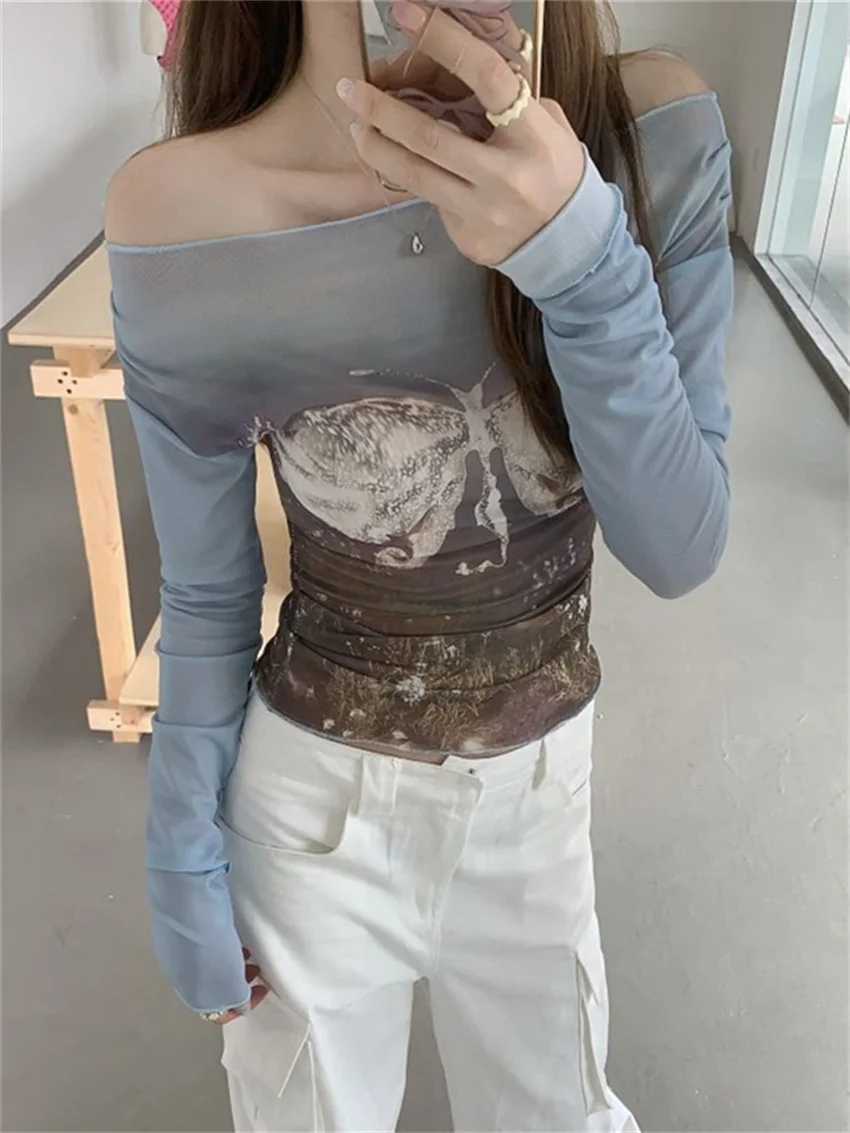 PLAMTEE Autumn Printed T-Shirts Women Chic Full Sleeve New All Match Office Lady Slash Neck 2023 Work Wear Sexy Daily Tees
PLAMTEE Autumn Printed T-Shirts Women Chic Full Sleeve New All Match Office Lady Slash Neck 2023 Work Wear Sexy Daily Tees