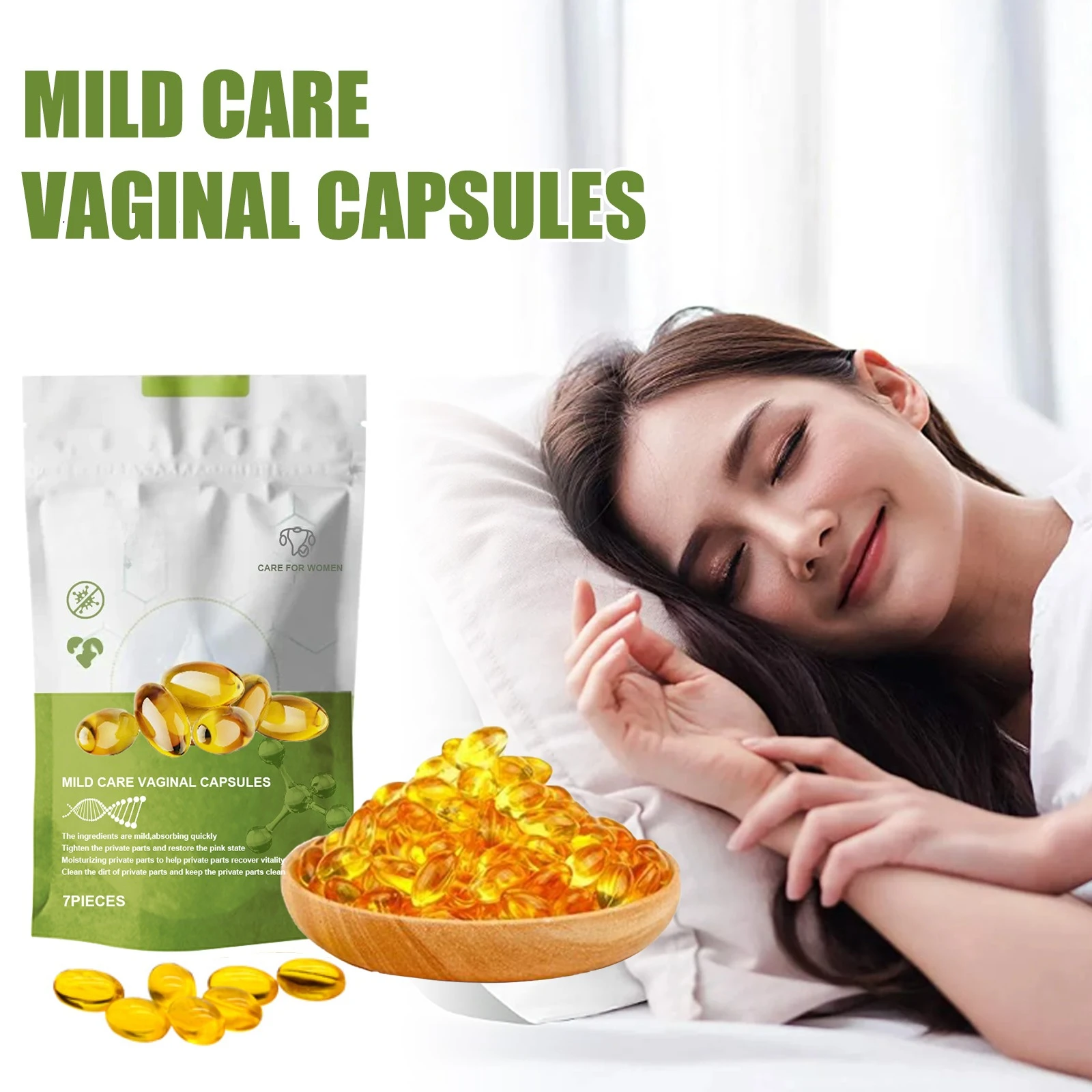 Ladies Care Capsules, Body Firming, Gentle Care Capsules
Ladies Care Capsules, Body Firming, Gentle Care Capsules