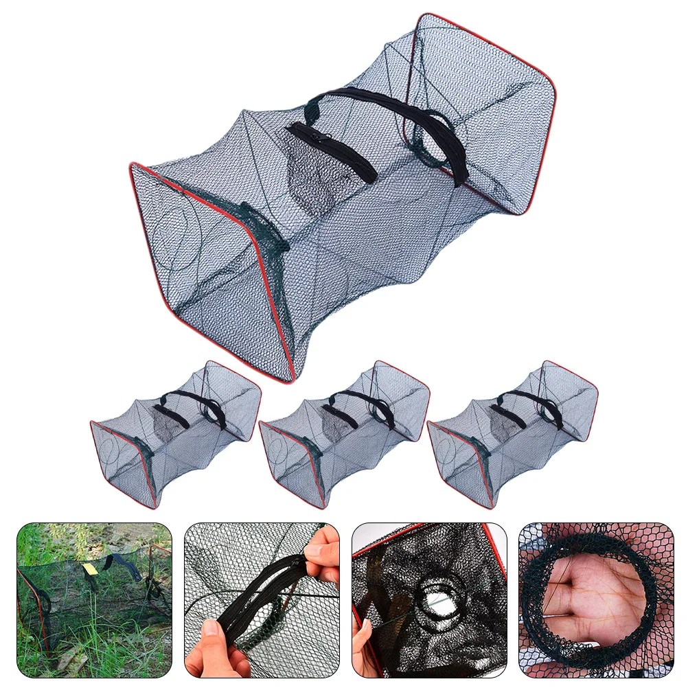 4 Pcs Fishnets Crayfish Throwing Crab Cast Lobster Angling Accessories Traps Folding Child
4 Pcs Fishnets Crayfish Throwing Crab Cast Lobster Angling Accessories Traps Folding Child