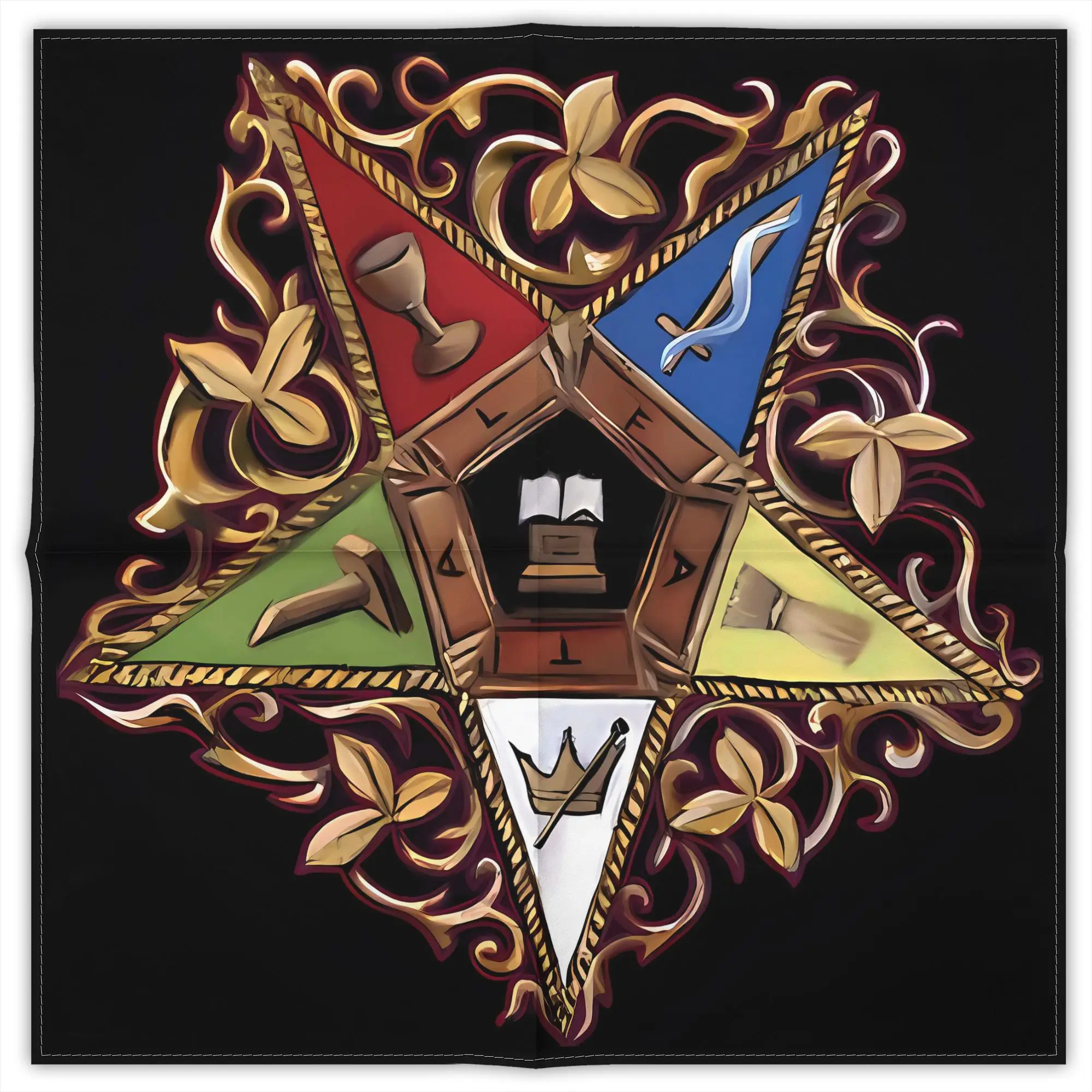 Order of the Eastern Star OES Fashion Square Scarf Decorative Polyester Printed Daily
Order of the Eastern Star OES Fashion Square Scarf Decorative Polyester Printed Daily