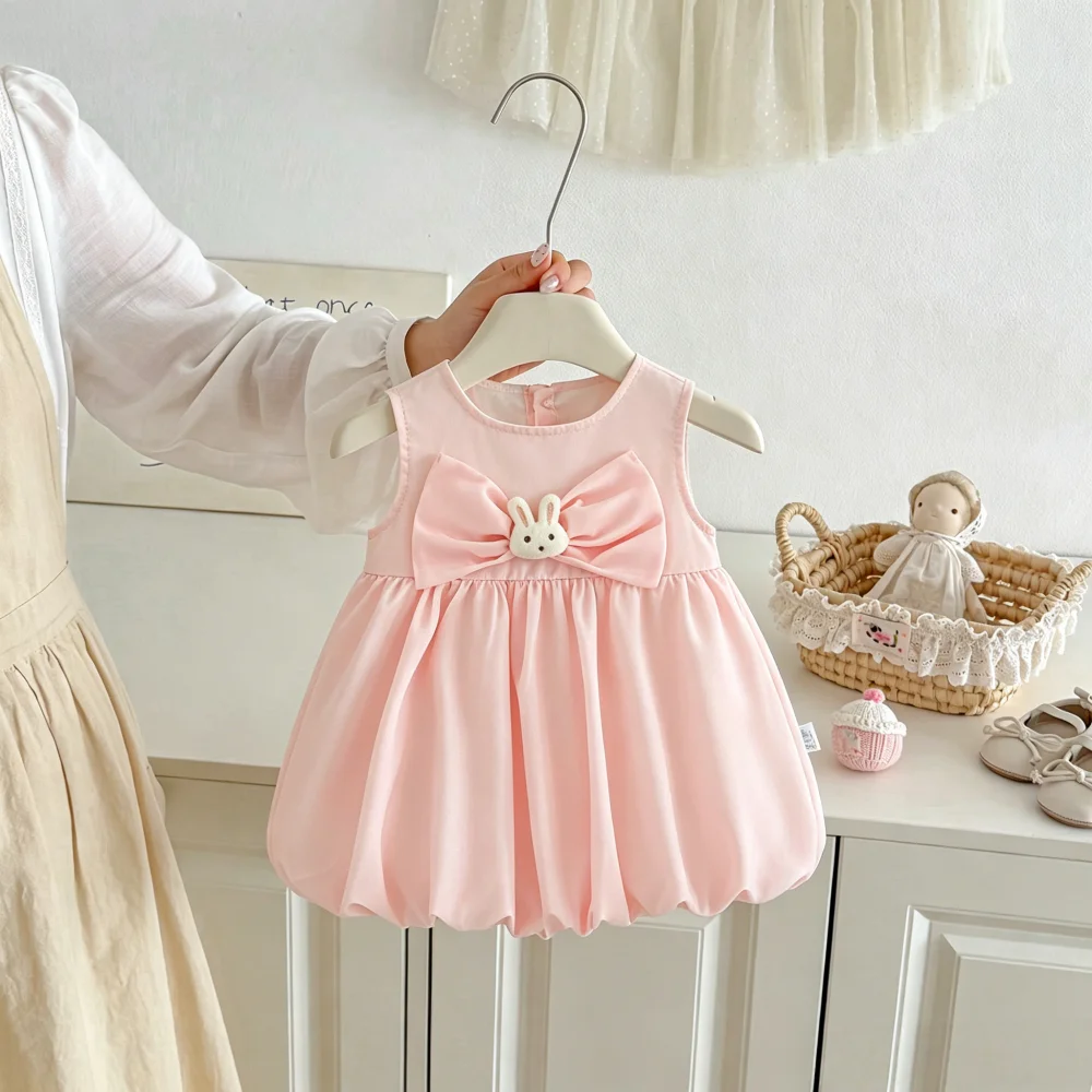 Baby Dress Summer Cartoon Cotton Sleeveless Girls' Dress Cute Beach Princess Children's Dress Baby Girl Clothing
Baby Dress Summer Cartoon Cotton Sleeveless Girls' Dress Cute Beach Princess Children's Dress Baby Girl Clothing 
