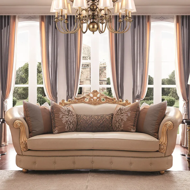 Mahogany carved sofa Lakasha European-style villa living room combination furniture
Mahogany carved sofa Lakasha European-style villa living room combination furniture