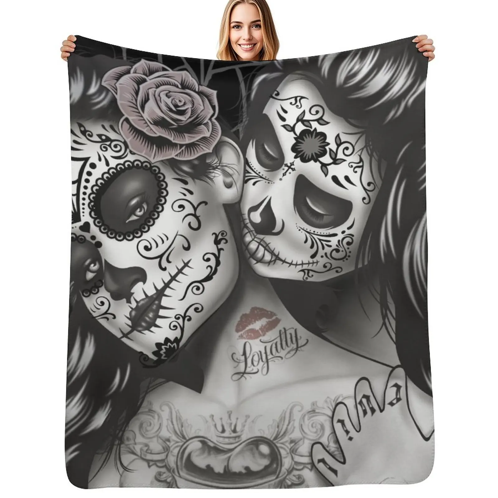 lesbian sugar skull girls design Throw Blanket Extra Large Throw Bed covers Shaggy Decorative Beds Blankets
lesbian sugar skull girls design Throw Blanket Extra Large Throw Bed covers Shaggy Decorative Beds Blankets