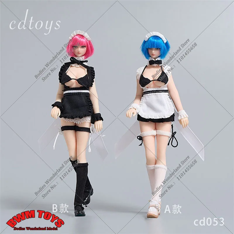 Cdtoys cd053, масштаб 1/12, милая Женская горничная, наряд, платье с открытой грудью, комплект одежды, подходит для солдатиков 6 дюймов, экшн-фигурки, куклы
Cdtoys cd053, масштаб 1/12, милая Женская горничная, наряд, платье с открытой грудью, комплект одежды, подходит для солдатиков 6 дюймов, экшн-фигурки, куклы
