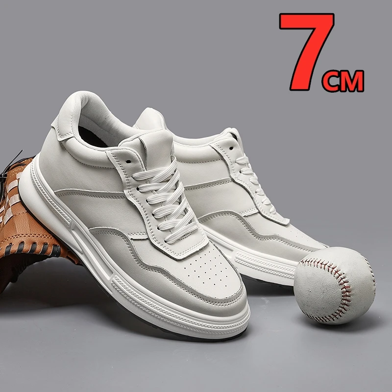 Elevator Shoes for Man Height Increase 7cm New Luxury Brand Fashion Sneaker Genuine Leather Men's Hidden Heels Lift Casual Shoes
Elevator Shoes for Man Height Increase 7cm New Luxury Brand Fashion Sneaker Genuine Leather Men's Hidden Heels Lift Casual Shoes