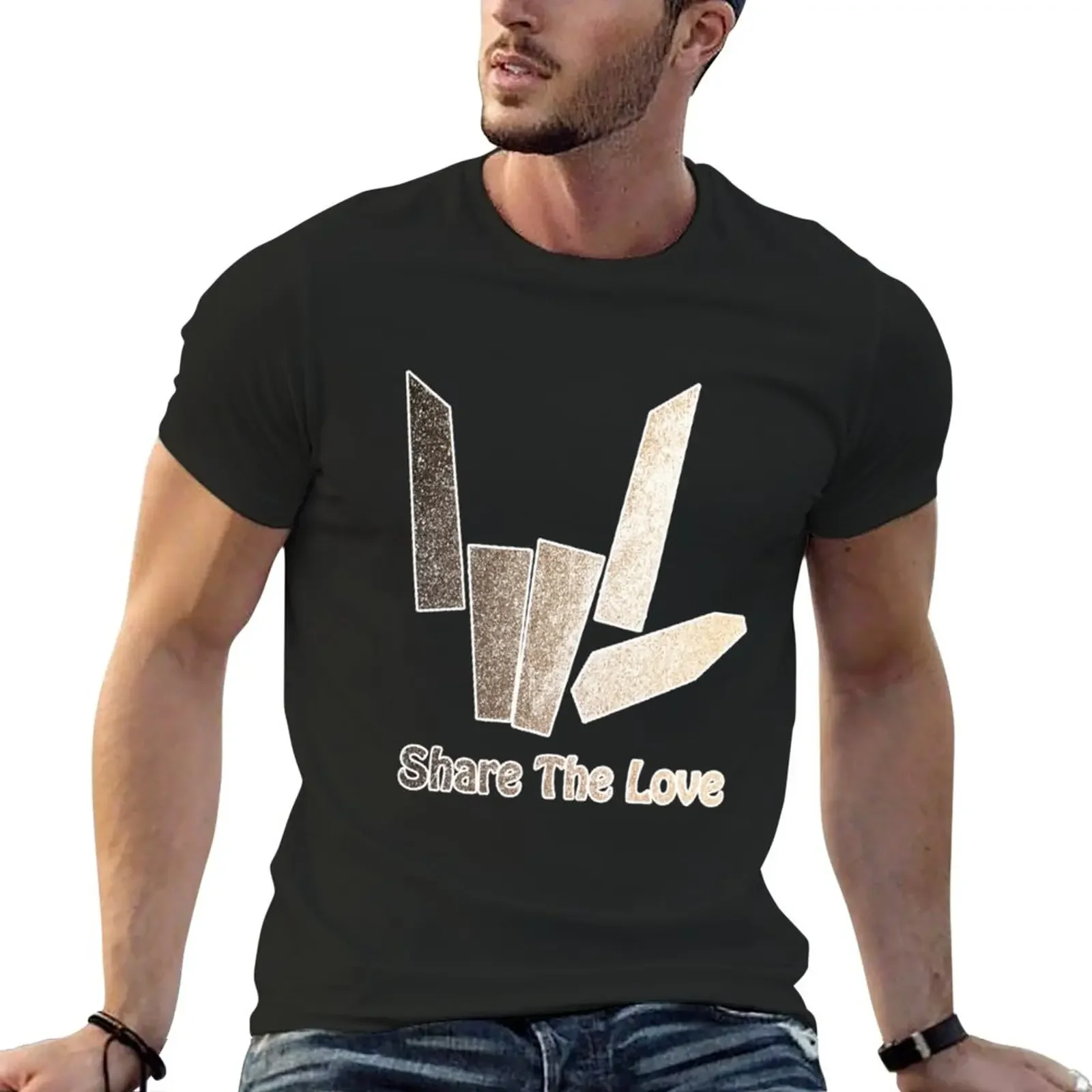 Share The Love Glitter Design Cool T-Shirt cute clothes for a boy cute tops mens white t shirts
Share The Love Glitter Design Cool T-Shirt cute clothes for a boy cute tops mens white t shirts