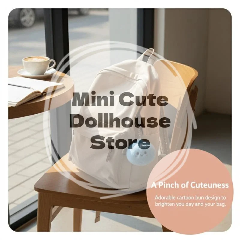 Soft Squeeze Steamed Bun Plush Keychain For Stress Relief Cute Fidget Bag Charm
Soft Squeeze Steamed Bun Plush Keychain For Stress Relief Cute Fidget Bag Charm