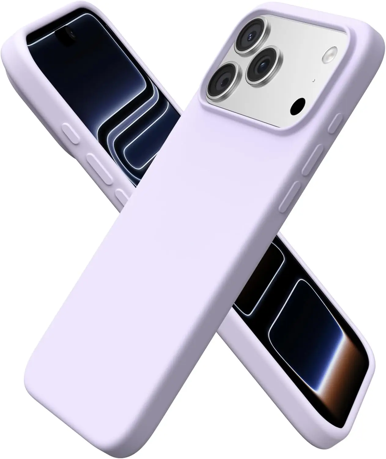 iPhone 17 Pro Max Case 6.9", Slim Liquid Silicone Shockproof Cover with Microfiber Lining - Pastel Lilac
iPhone 17 Pro Max Case 6.9", Slim Liquid Silicone Shockproof Cover with Microfiber Lining - Pastel Lilac