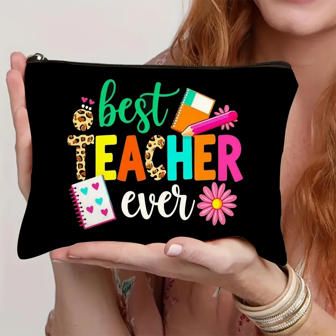Creative and Distinctive Makeup Bag Designed for Teachers Gift Educators Bag for Storing Cosmetics Convenient Toiletry Storage
Creative and Distinctive Makeup Bag Designed for Teachers Gift Educators Bag for Storing Cosmetics Convenient Toiletry Storage