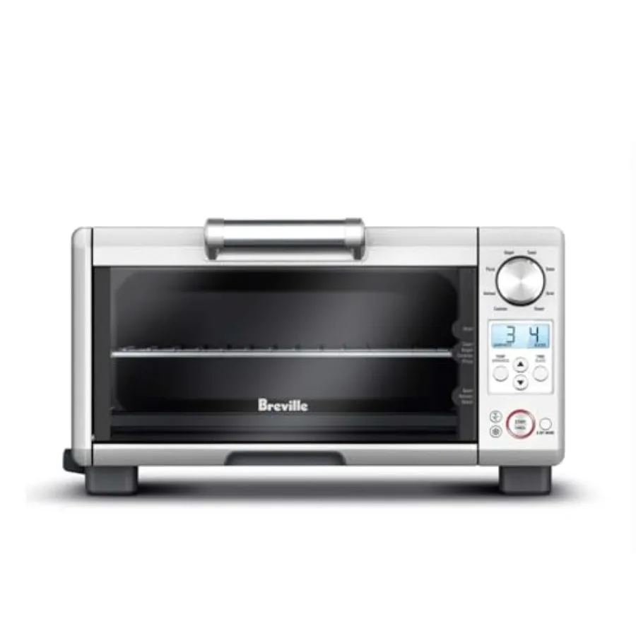 BOV450XL Mini Smart Countertop Oven and Toaster Oven Small Brushed Stainless Steel Black Compact Compact Design with Rapid Heat
BOV450XL Mini Smart Countertop Oven and Toaster Oven Small Brushed Stainless Steel Black Compact Compact Design with Rapid Heat