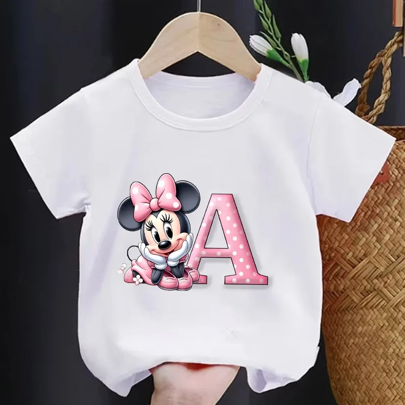 Disney Minnie Mouse T-shirt Summer Clothes Girl Kawaii Anime Figures Printed Short Sleeve Children Leisure Loose Tee Home Dress
Disney Minnie Mouse T-shirt Summer Clothes Girl Kawaii Anime Figures Printed Short Sleeve Children Leisure Loose Tee Home Dress