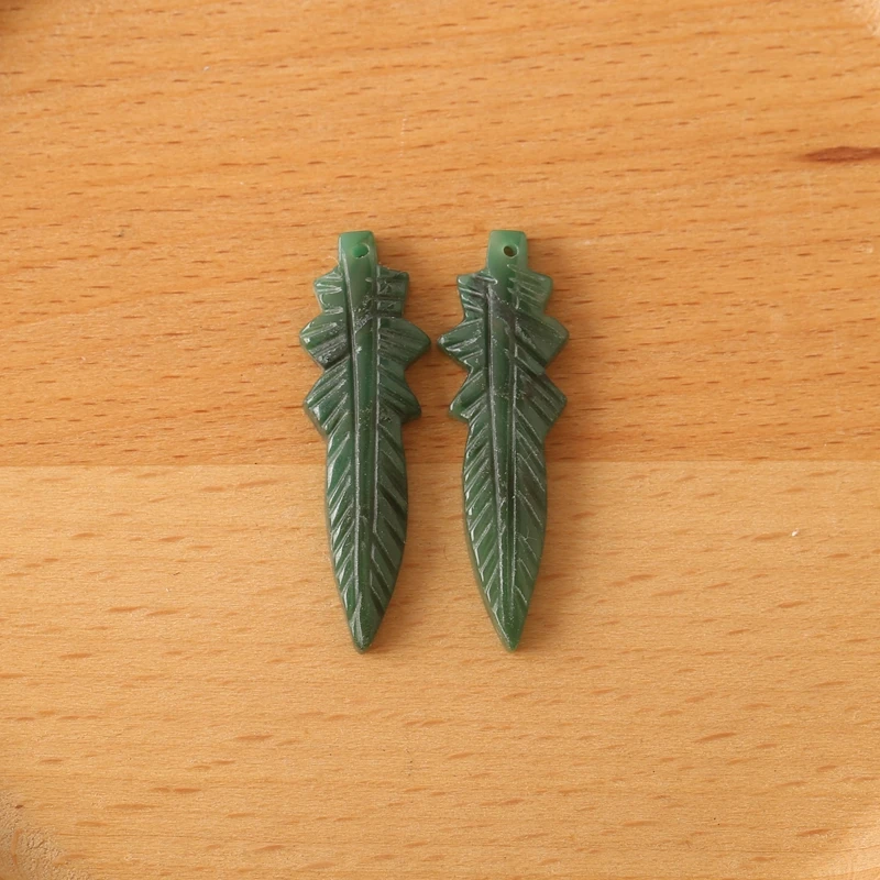 African Jade Leaf Shape Beads Earring Natural Fashion Natural Stone Jewelry 41x13x4mm 5.6g Semiprecious Women AccessoriesJewelry
African Jade Leaf Shape Beads Earring Natural Fashion Natural Stone Jewelry 41x13x4mm 5.6g Semiprecious Women AccessoriesJewelry