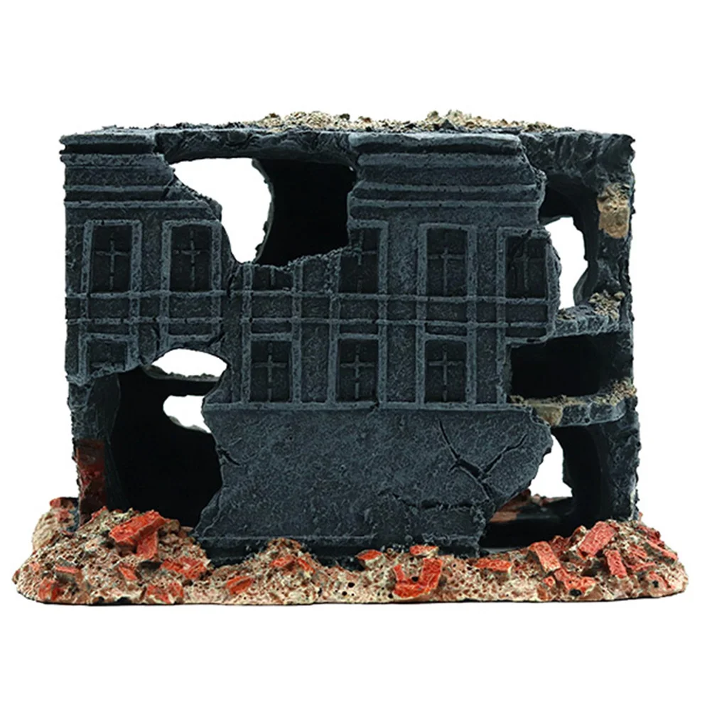 Fish Tank Decoration Resin Old House Simulated Aquarium Decor Exquisite Tank Ornament Decorative Aquarium Accessory
Fish Tank Decoration Resin Old House Simulated Aquarium Decor Exquisite Tank Ornament Decorative Aquarium Accessory
