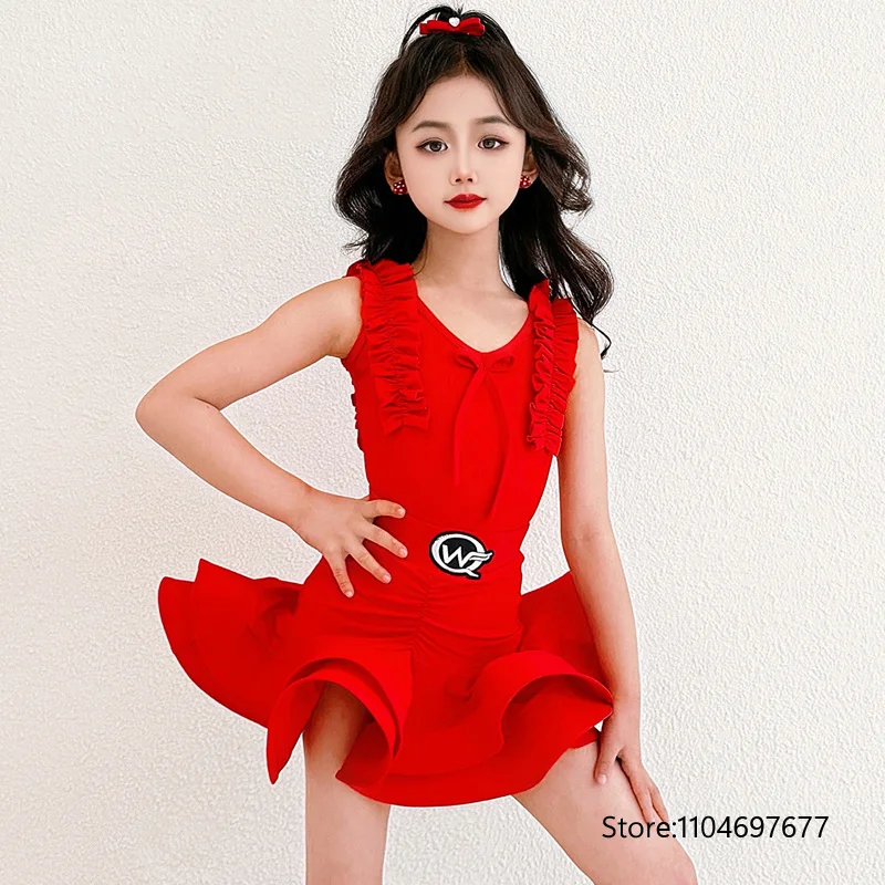 2026Competition Salsa Latin Dance Dress Girls Dance Skirt Latin Dance Costume Girls Latin Practice Dress Ballroom Dress Standard
2026Competition Salsa Latin Dance Dress Girls Dance Skirt Latin Dance Costume Girls Latin Practice Dress Ballroom Dress Standard