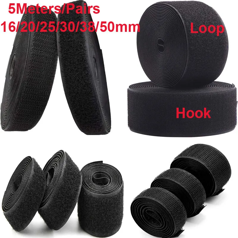 5Meters/Pairs Sew on Hook and Loop Tape No Glue Nylon Strips Fabric Fastener Tape for Sewing DIY Crafts 16/20/25/30/38/50mm
5Meters/Pairs Sew on Hook and Loop Tape No Glue Nylon Strips Fabric Fastener Tape for Sewing DIY Crafts 16/20/25/30/38/50mm