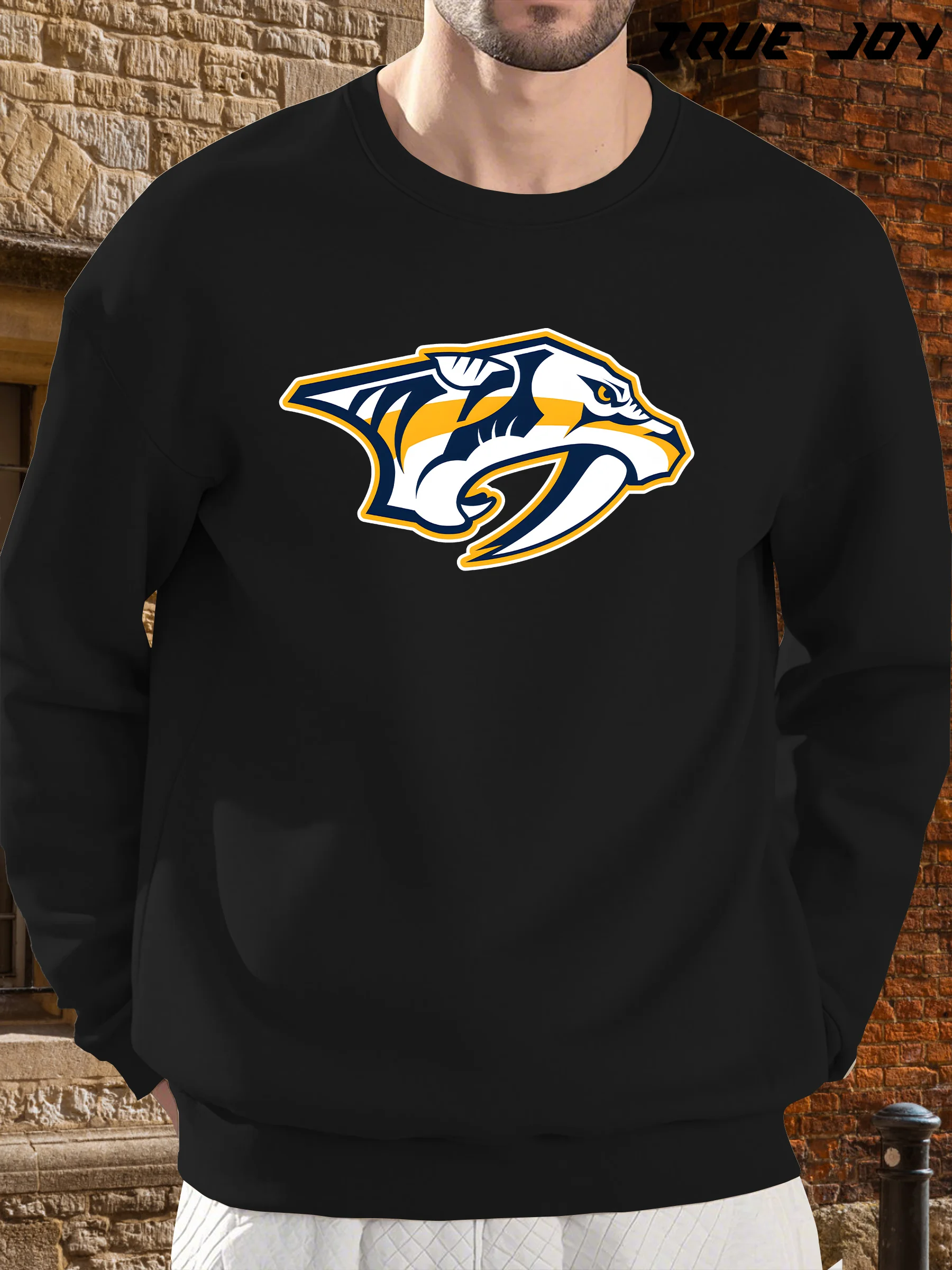 Men'S Logo Sweatshirt - Gray Casual Long Sleeve Pullover with Blue & White Design, Loose Fit, Perfect Gift for Him
Men'S Logo Sweatshirt - Gray Casual Long Sleeve Pullover with Blue & White Design, Loose Fit, Perfect Gift for Him