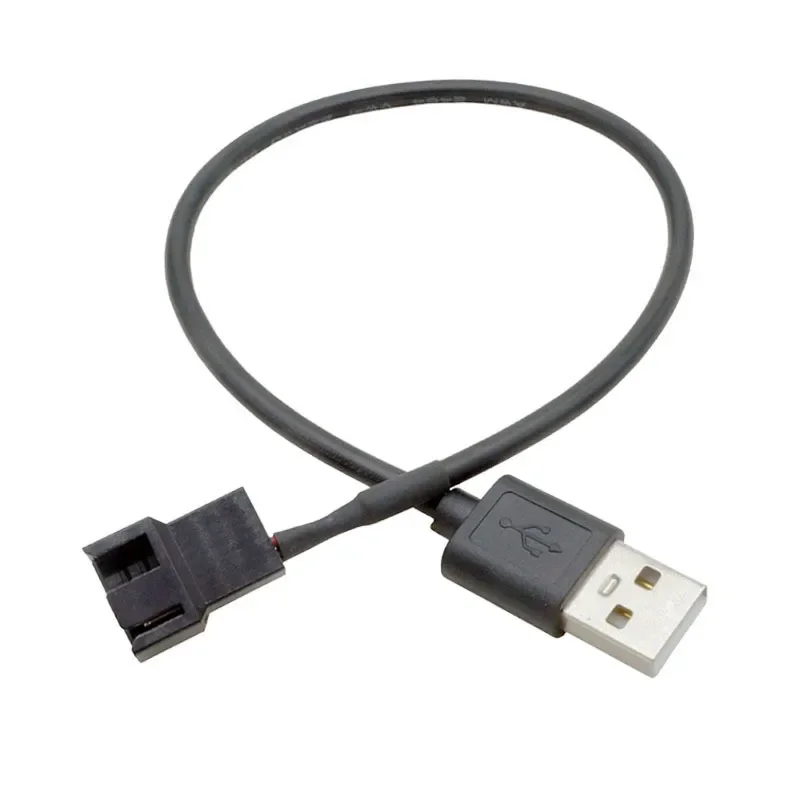 USB to 4Pin PWM PC Fan, USB Type-A Male to 4-Pin 5V Fan Adapter Cable for Power Supply to 5V PC Fan
USB to 4Pin PWM PC Fan, USB Type-A Male to 4-Pin 5V Fan Adapter Cable for Power Supply to 5V PC Fan