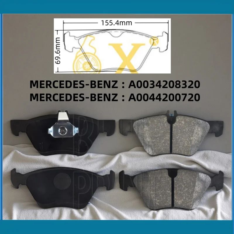 For Mercedes E320 (W211) S350(W220) SsangYong Chairman CM500L CM600L front brake pads A0034208320, A0044200720/Auto parts -59011
For Mercedes E320 (W211) S350(W220) SsangYong Chairman CM500L CM600L front brake pads A0034208320, A0044200720/Auto parts -59011