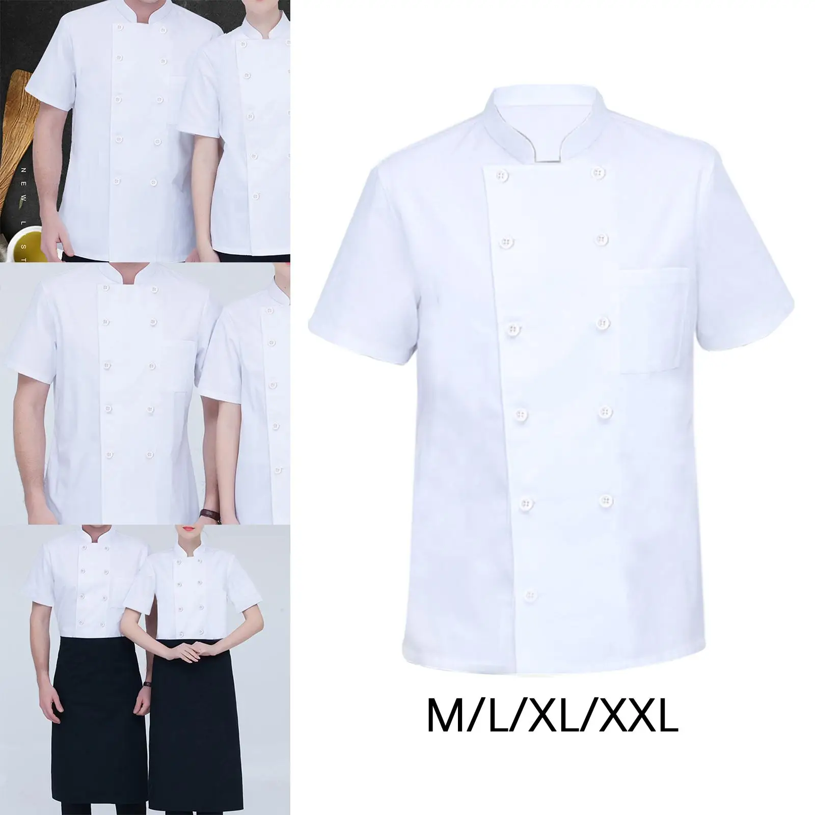 Unisex Work Wear Short Sleeve Mesh Design Cotton for Cooking Restaurant Chef
Unisex Work Wear Short Sleeve Mesh Design Cotton for Cooking Restaurant Chef
