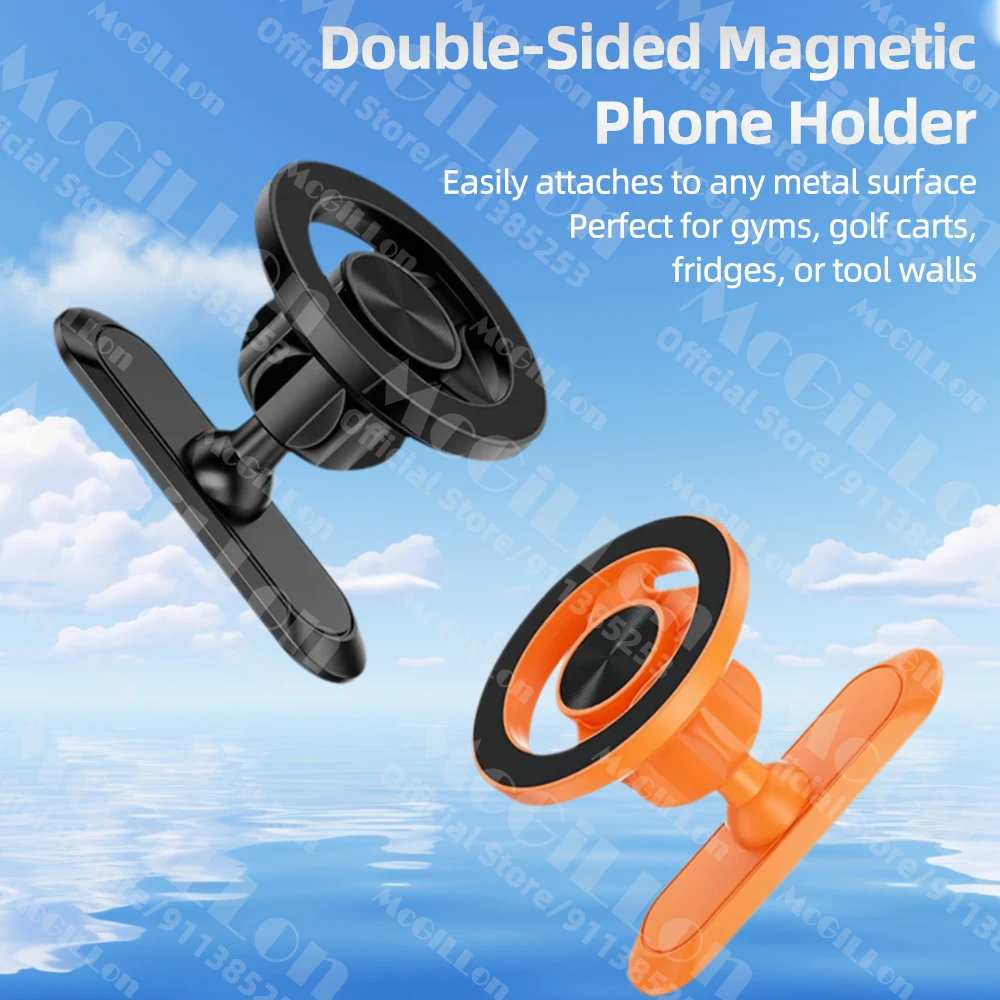 Double-Sided Magnetic Phone Holder For Samsung Xiaomi Huawei Dual Magnet Mount Stand Gym Kitchen Golf Cart Metal Surface
Double-Sided Magnetic Phone Holder For Samsung Xiaomi Huawei Dual Magnet Mount Stand Gym Kitchen Golf Cart Metal Surface